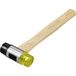 TOOLCRAFT TO-9991032 Marteau en caoutchouc Mi-souple, Mi-dur 335 g 310 mm 1 pièce(s)