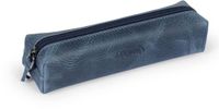 Londo Echt leren etui met rits - Etui (blauw)