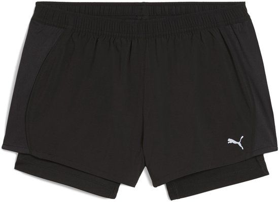 PUMA W RUN VELOCITY 2IN1 3" SHORT Dames Sportbroek - Puma Black