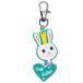 Draeger Paris Sleutelhanger voor kinderen, klein katje met hart, 12x3,4cm, Kunststof, Geen edelsteen