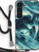 Case Company - Samsung Galaxy S23 Case with Cord - Dreaming About Whales - Black Cord - Back Cover - TPU