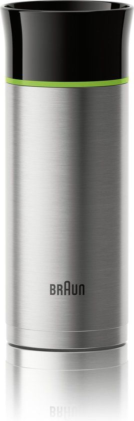 Braun Thermosfles - 330 ml - RVS - Zilver