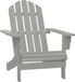 Chaise de jardin bois gris