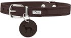 Hunter Hondenhalsband Aalborg Bruin Maat 43: 32 - 38 cm / 16 mm
