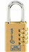BURG-WÄCHTER Combi 80 Combination Lock - Brass - 4 Digit - 5 Pack