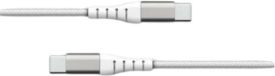 FORCE CASE Versterkte USB C / USB C 3A 60W 1.2m Kabel Wit
