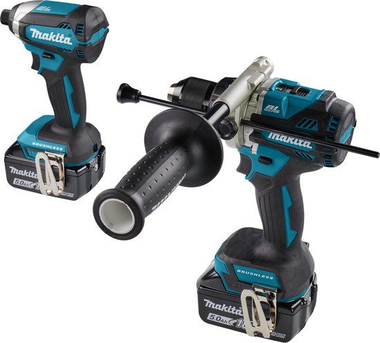 Makita DLX2418TJ Accu Combiset - Klopboormachine & Slagschroevendraaier - 18V - 5.0Ah - Incl. Koffer