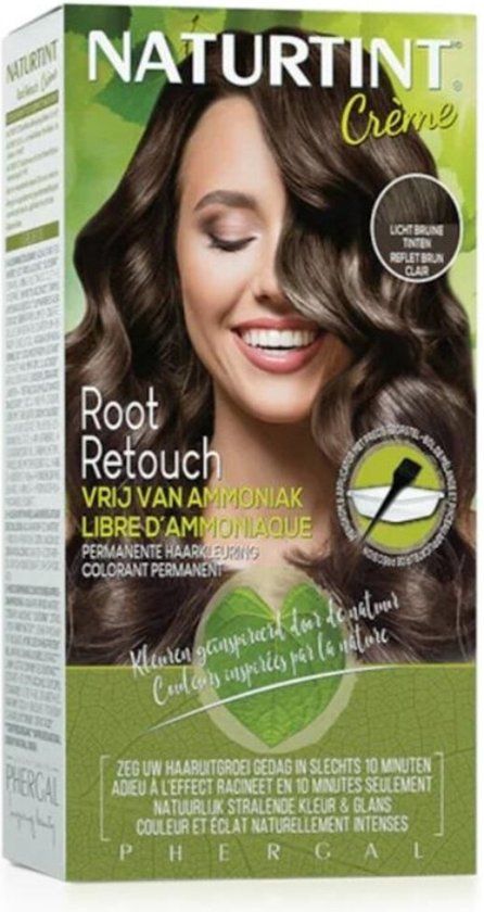 Naturtint Root Retouch Licht Bruin - 45ml - Vegan - Ammoniakvrij - Microplastic FREE