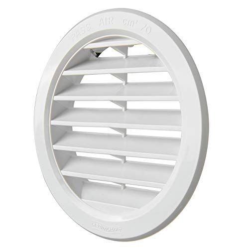 La Ventilazione T10B ronde ventilatierooster - wit - Ø 120 mm