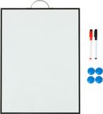 Relaxdays Whiteboard magnetisch - 40x30 cm - met stiften en magneten