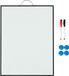 Relaxdays Whiteboard magnetisch - 40x30 cm - met stiften en magneten