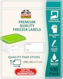 Premium kwaliteit vriezer label, 60 x 30 mm, 100 stuks