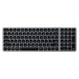 Satechi ST-ACBKM-DE Clavier - Bluetooth - QWERTZ - Allemand - Noir, Gris