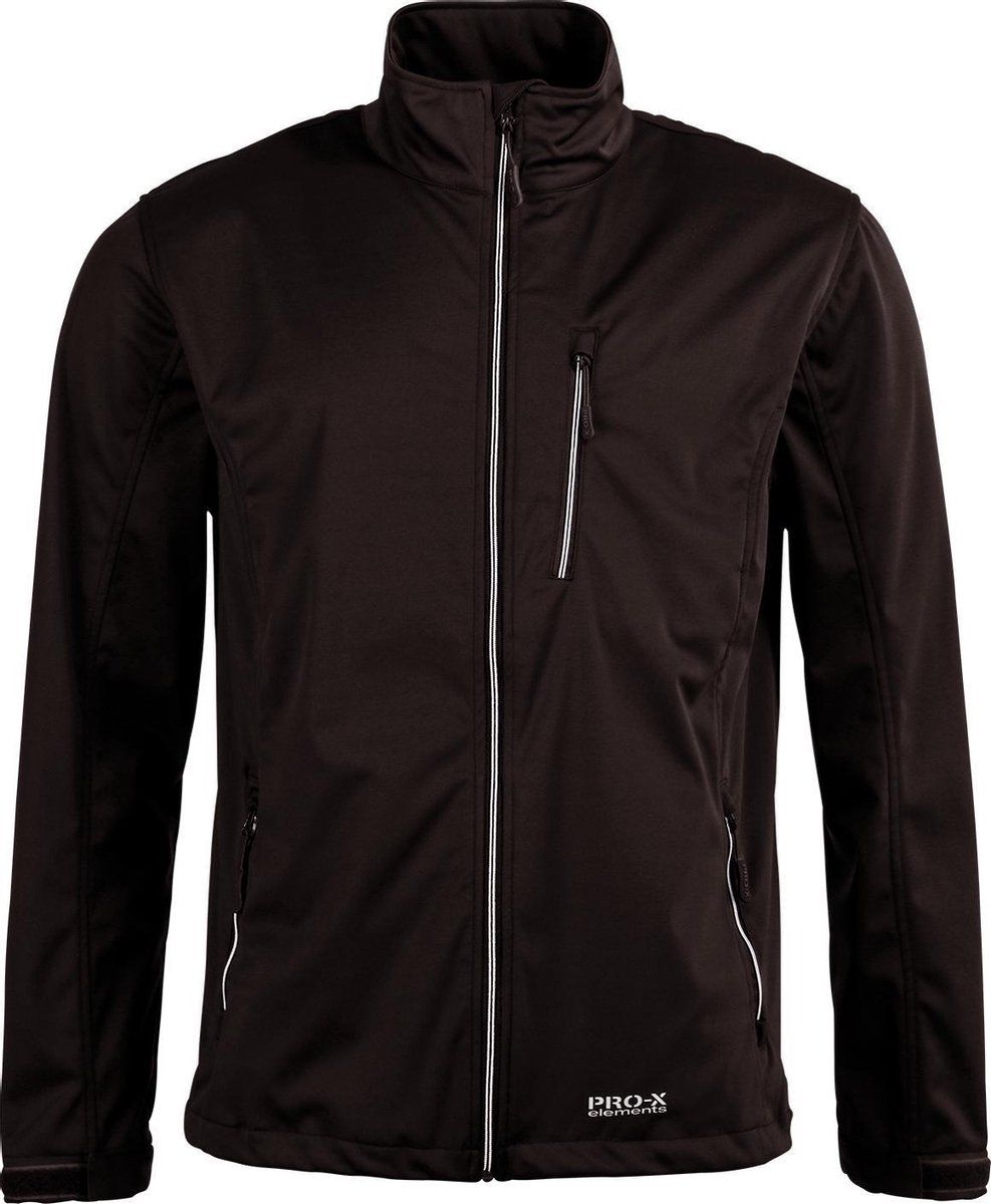 Pro-x Elements Outdoorjas Dario Heren Polyester Zwart Mt L