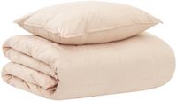 vidaXL Dekbedset Beige 140 x 200 cm Katoen, Kapok, Polyester