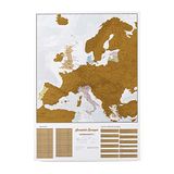 Kraskaart Scratch Europe wall map
