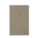 Zeza Grade Douchebak - 120x100cm - antislip - antibacterieel - mineraalmarmer - rechthoek - mat crème