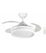 Bastilipo FALESIA COMPACT Plafondventilator, uittrekbaar, 40 cm, gelijkstroommotor, 30 W, afstandsbediening, ledlicht, 3 tonen, 28 W