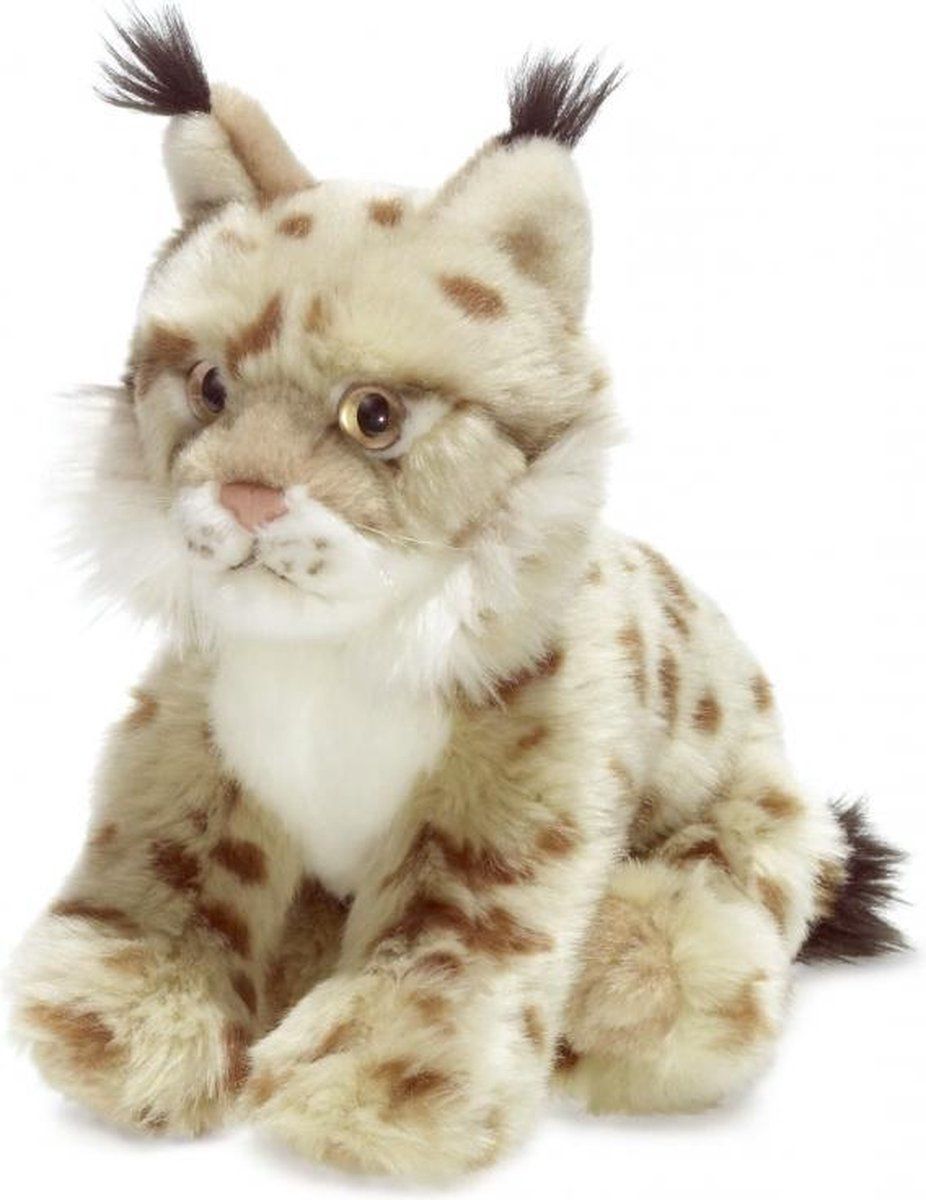 WNF Lynx knuffel wit 23 cm - Pluche - 8718758248798