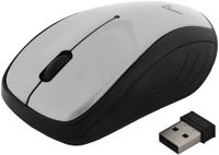 Art AM-92B optische muis, draadloos, USB, zilver