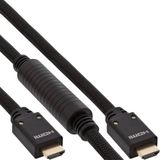 InLine® HDMI actieve kabel, HDMI High Speed met Ethernet, 4K2K, ST/ST, 20m
