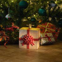 Kerstboomstandaard cadeau met strik