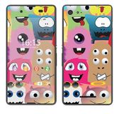 Royal Muurtattoo RS. 99001 zelfklevend voor Sony Xperia E3 met motief Monsters