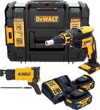 DeWalt DCF 620 M2T accu-droogbouwschroevendraaier 18 V 30 Nm borstelloos + 2x accu 4.0 Ah + lader + TSTAK