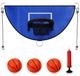 Merkloos Trampoline basketbalring - Breakaway ring - Met 3 mini basketballen - Voor binnen en buiten