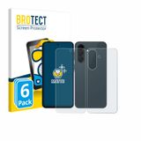 BROTECT - Screenprotector voor Samsung Galaxy A37 5G (Voor+Achter) - Folie Beschermfolie matte 6 Stuks