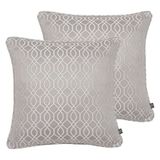 Prestigious Textiles Skyscraper polyester gevulde kussens (Twin Pack), steen, 43 x 43 cm