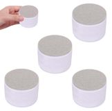 Rehausseur de siège - Pieds de meuble - Auto-adhésif - 4 pièces - 6 cm - Acier
