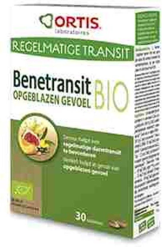 Ortis Darm Benetransit Bio Tabletten Opgeblazen Gevoel