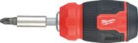 Milwaukee 4932492807 Tournevis multi-embouts 8 en 1 Compact Tournevis multi-embouts