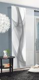 Home Fashion 86751-703 schuifgordijn digitale print Clifton, decostof 245 x 60 cm, grijs