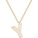 Glanzstücke München Kette Schakelketting Staal Geel Goud 45 cm