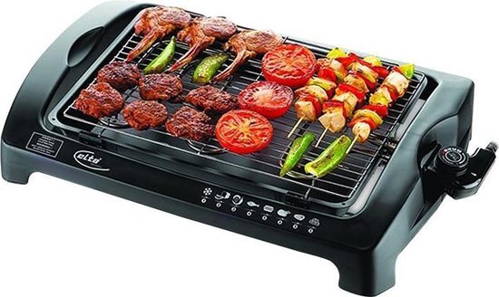 Elta Tafelgrill Elektrisch elektrische barbecue / zwart / rechthoekig