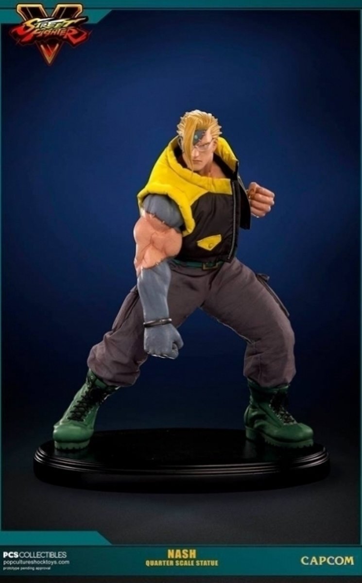 Pop Culture Shock Street Fighter V: Regular Nash 1:4 Statue