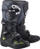 Alpinestars Tech 5 Chaussures Noir Gris Cool Jaune Fluo - Taille 43