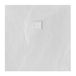 Brauer Douchebak Asteroid 80x160cm incl. antislip en antibacterieel mineraalmarmer mat wit