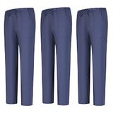 MISEMIYA - Set van 3 uniseks sanitaire broeken, medisch uniform, werkbroek
