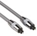 Allteq Optische kabel - Metaal - Enkel afgeschermd - 5 meter - Zilver
