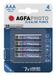 AgfaPhoto Alkaline AAA, LR03 Piles jetables (4 pièces)