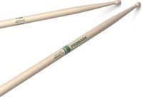 ProMark RBHR535AW Rebound 7A Raw Hickory drumstokken met houten tip