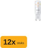 Philips Doos 12x G9 LED Steeklamp | 2.7W 2700K 220V/240V 827 | 300lm 320° Dimbaar
