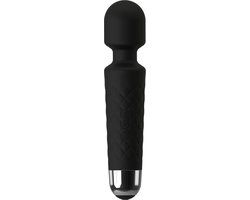 Eros iWand Mini Wand Vibrator - Zwart - 20 cm - Oplaadbaar