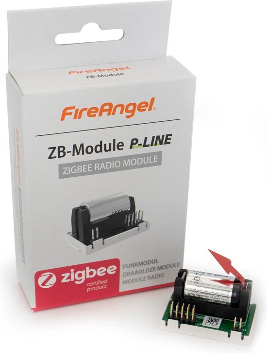FIRE ANGEL ZB-Module - draadloos - smart home - RF module - rookmelder - hittemelder - koolmonoxidemelder