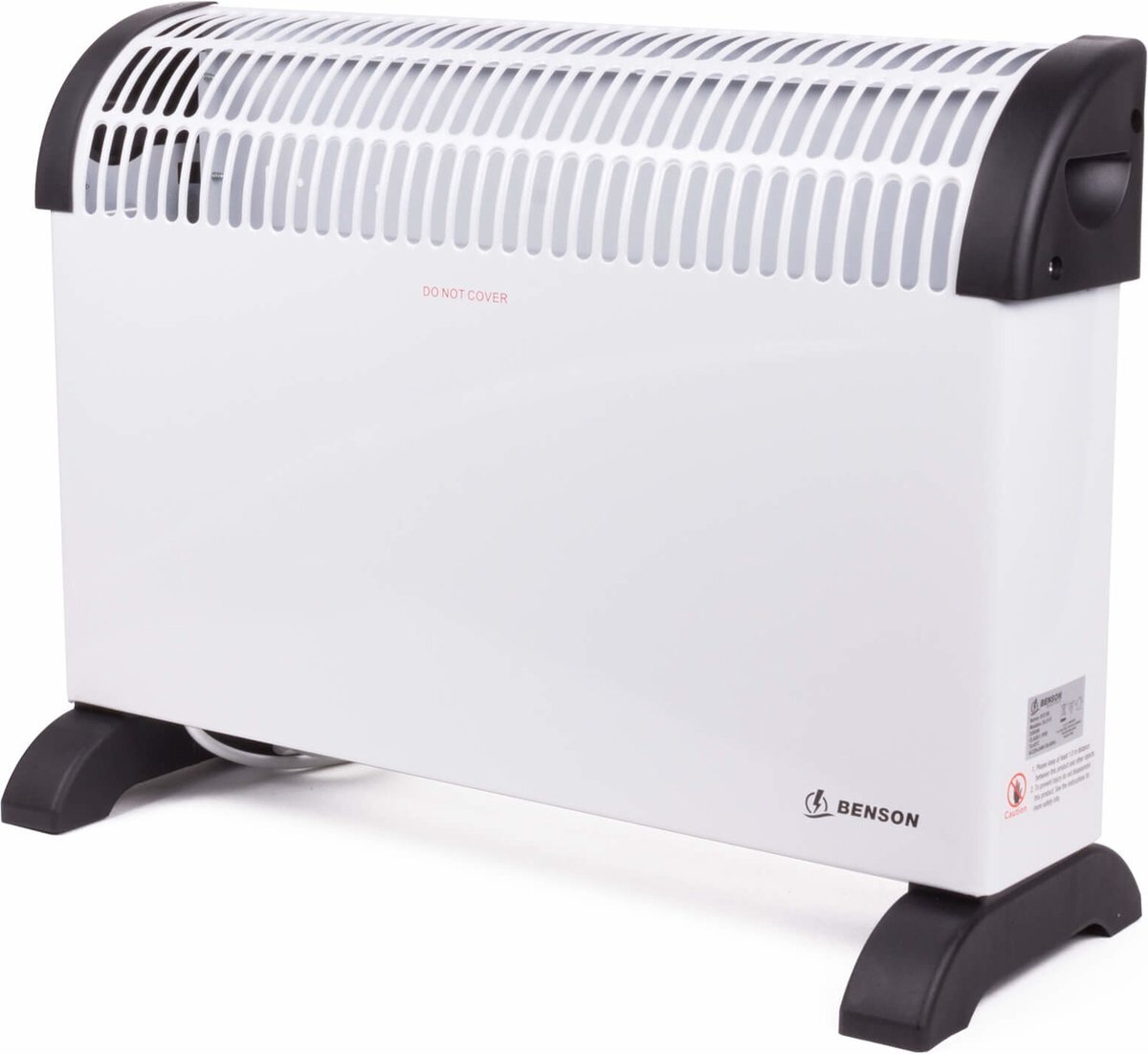 Benson Convector Heater - 750/1500 Watt - 52 x 17 x 32.5 cm - Wit