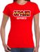Bellatio Decorations Shoppartners Bv Rood Spain fan t-shirt voor dames - Spain supporter - Spanje supporter - EK/ WK shirt / outfit XXL