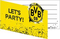 Amscan RIETHMULLER - 8 Borussia Dortmund uitnodigingskaarten